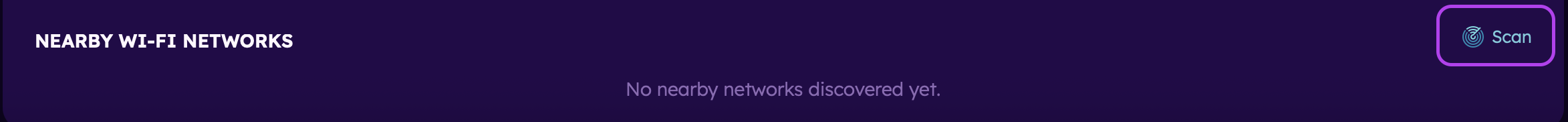 Nearby Wi-Fi Networks