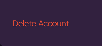 Delete Account