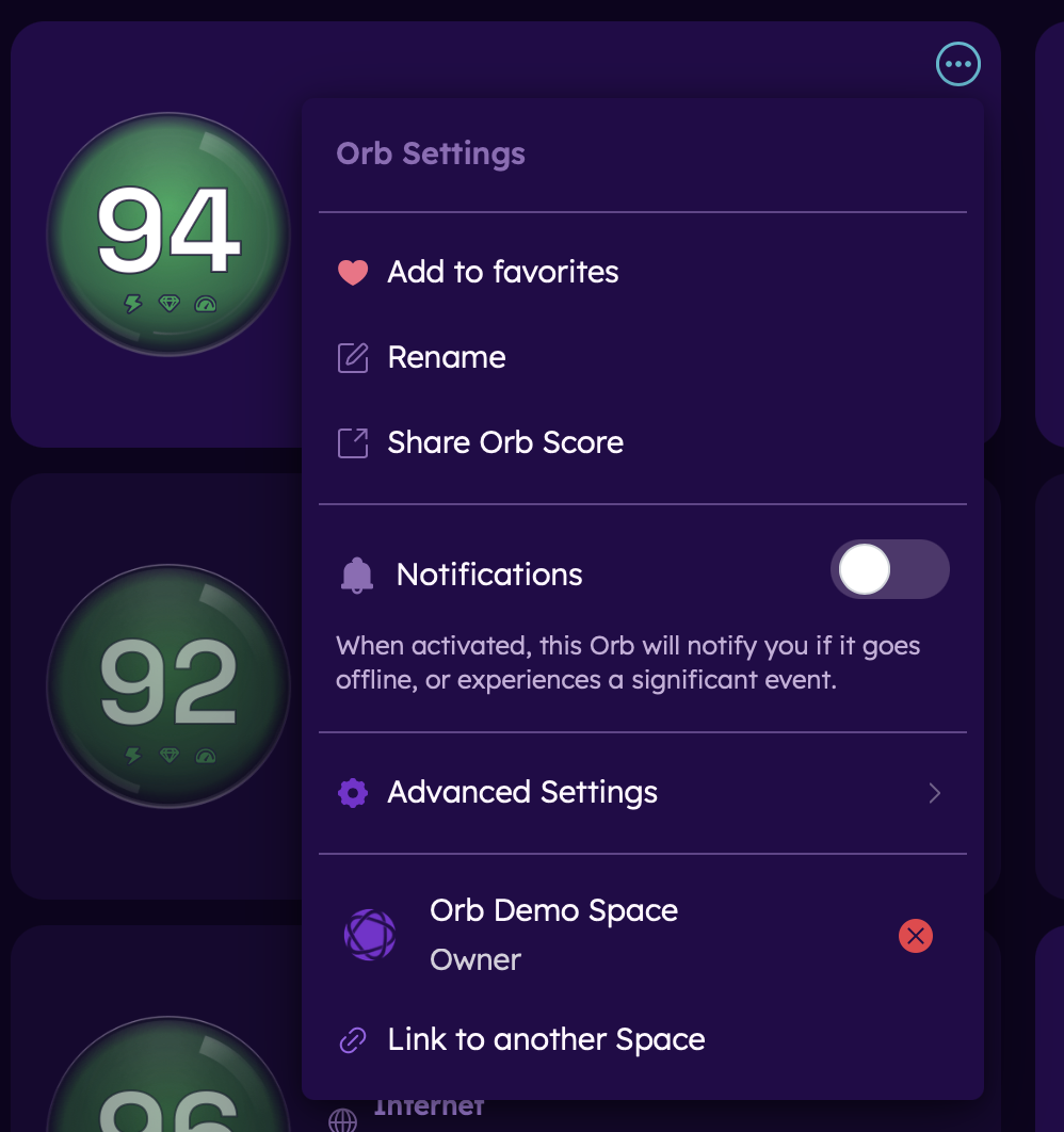 Orb Menu