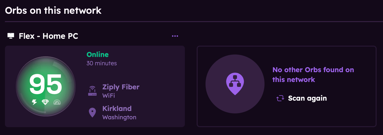 Orbs on Network