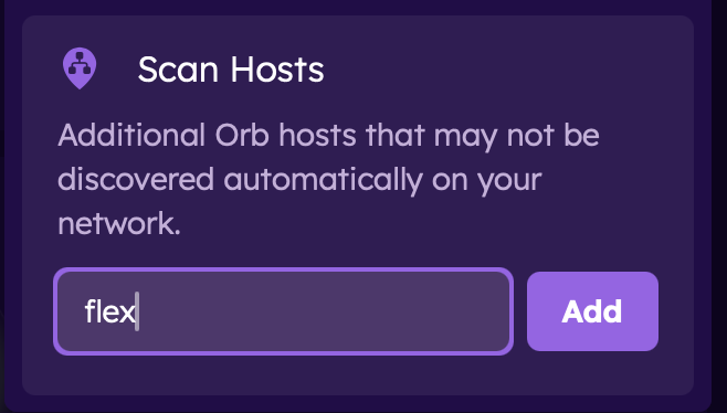 Scan Hosts