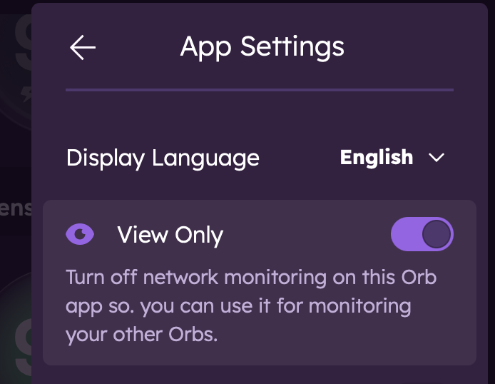 Display Language