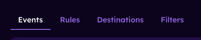 Events Navigation