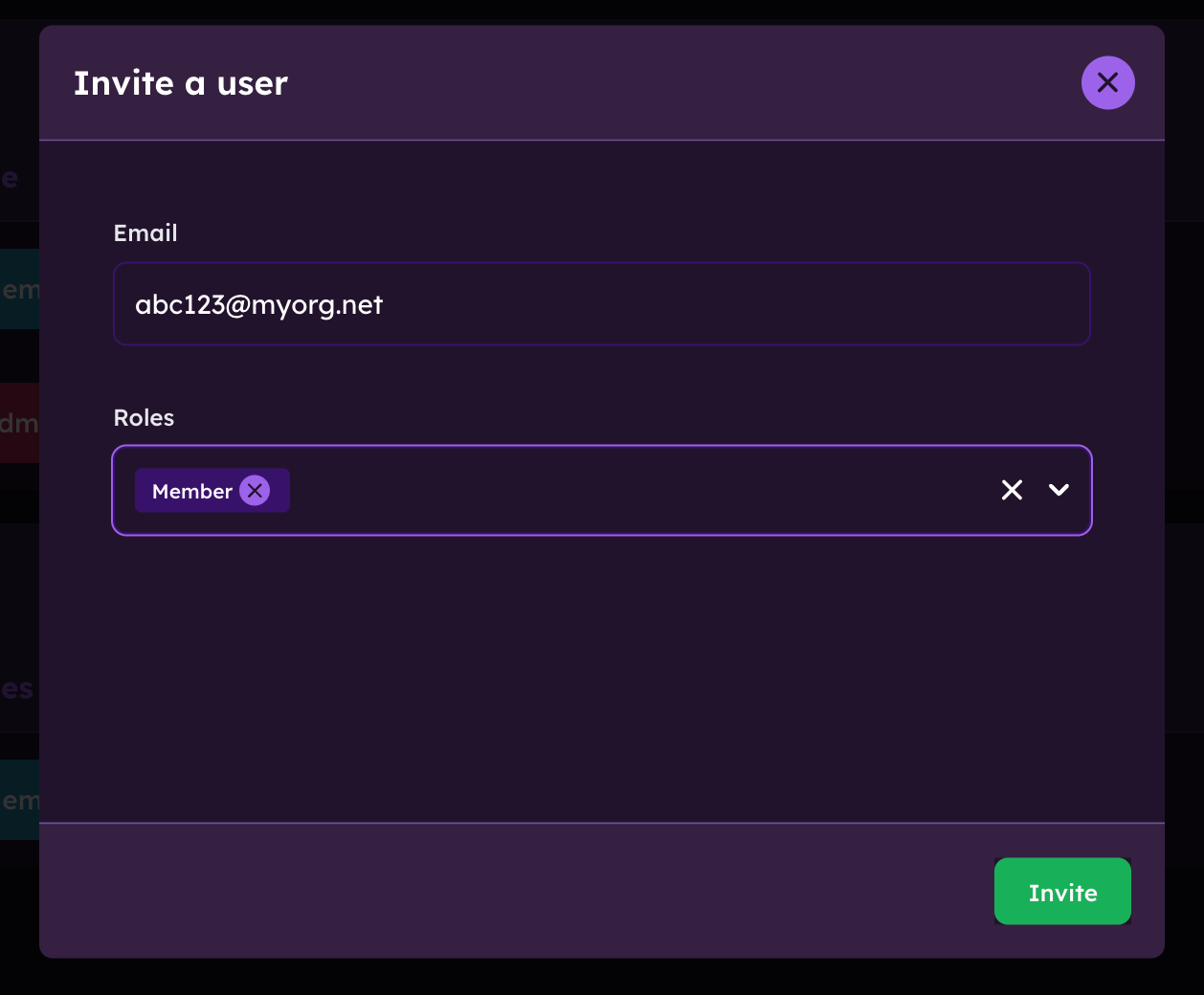 Invite Member