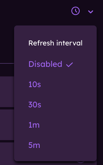 Refresh Interval